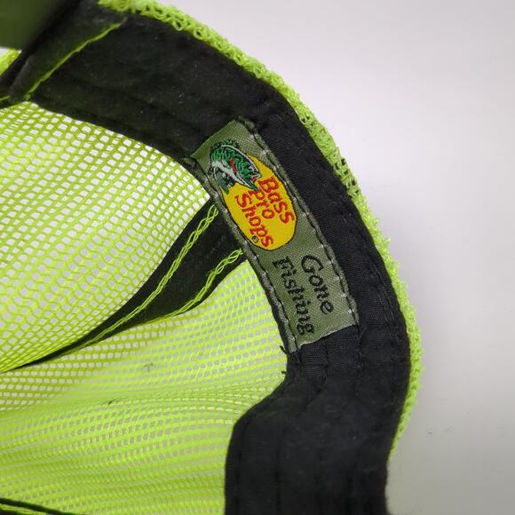 Bass Pro Shops Outdoor World Snapback Trucker Hat Multi One Size Embroidered - Picture 9 of 10